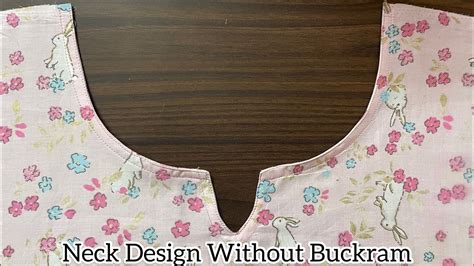 how to make neck design simple