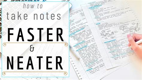 how to make notes faster