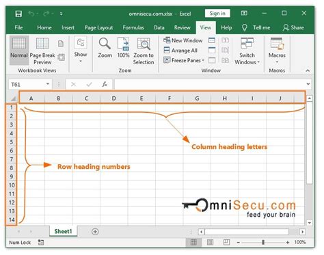 How To Make One Column Scroll In Excel