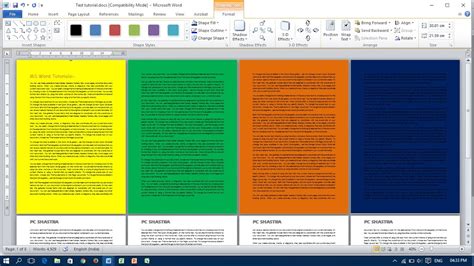 How To Print A Big Picture On Multiple Pages In Microsoft Word Robert