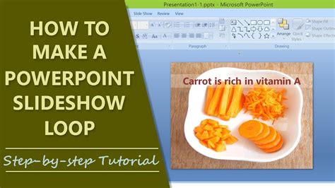 how to make one slide repeat in powerpoint