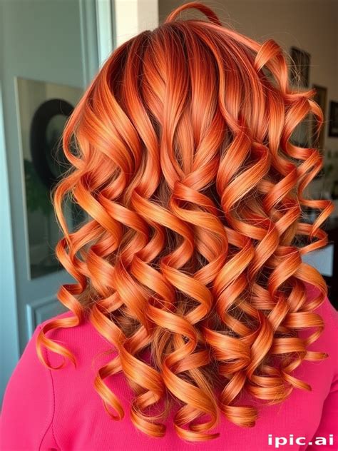 New hair Pink and orange curls! Hair Romance