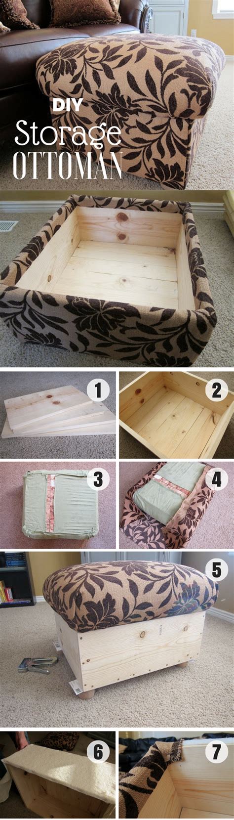 How To Make Ottoman Into Storage