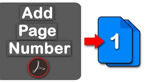 how to make page number in pdf file