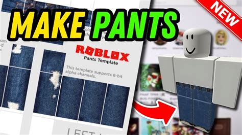 How to make pants on roblox YouTube