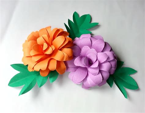 how to make paper cutting flower