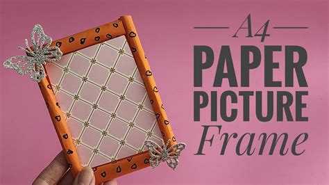 How To Make Paper Frames For Scrapbooking