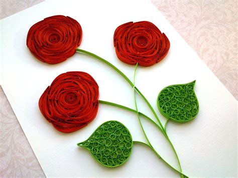 how to make paper quilling flowers