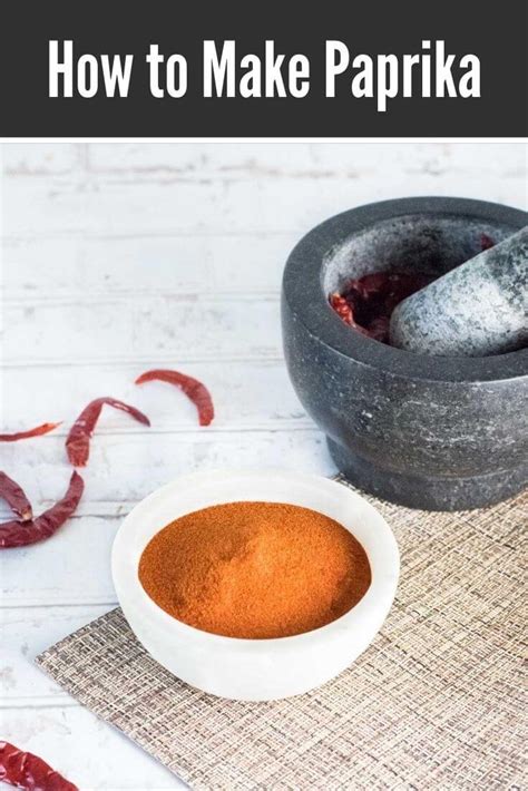 How To Make Paprika