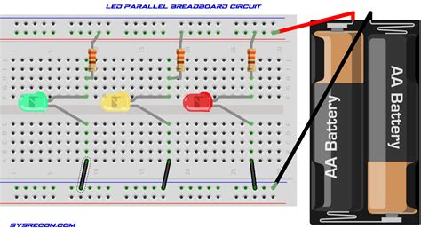 How To Make Parallel Circuit In Breadboard
