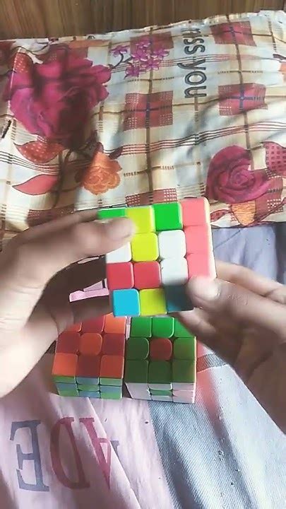 how to make patterns in 3 by 3 rubik's cube