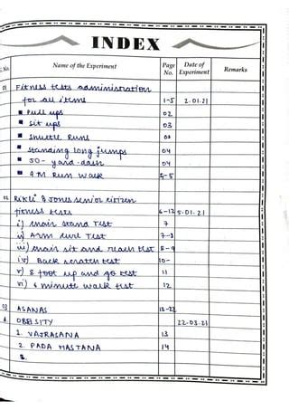 how to make physical education practical file class 12