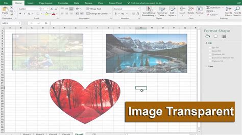 How To Make Picture Background Transparent In Excel 2013
