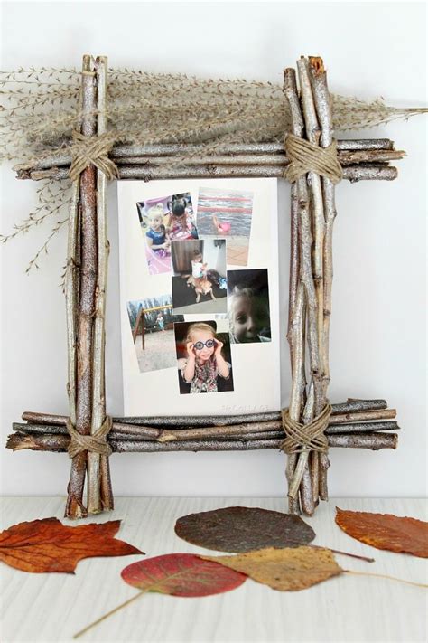 How To Make Picture Frames From Tree Branches