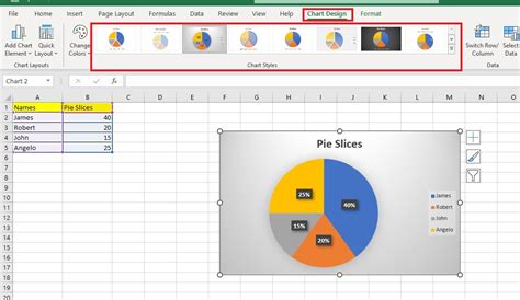 how to make pie chart in excel in phone