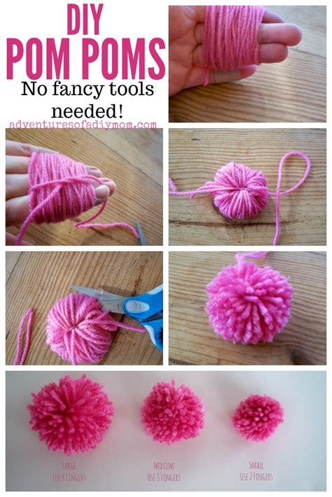 How To Make Pom Poms With String
