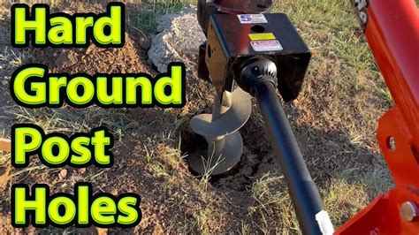 How To Make Post Hole Digging Easier
