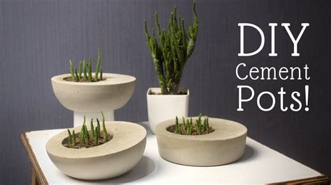 How To Make Pots From Cement