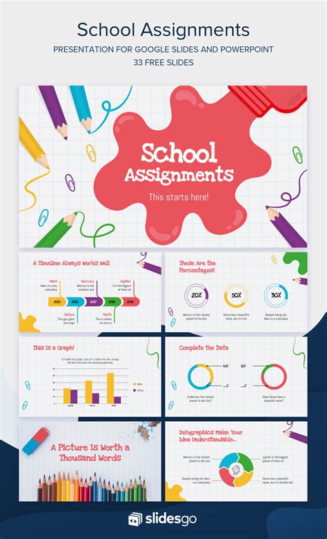 how to make ppt for school assignment