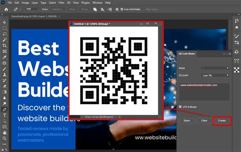 how to make qr code in photoshop