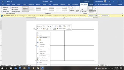 how to make quarter sheets in word