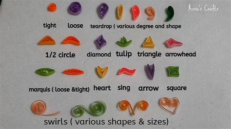 How To Make Quilling Basic Shapes
