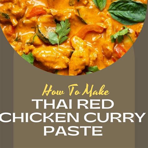 how to make red curry paste from scratch