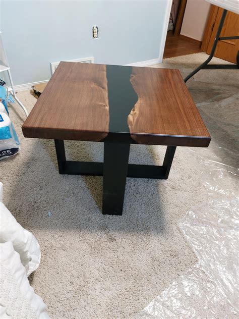 How To Make Resin End Table