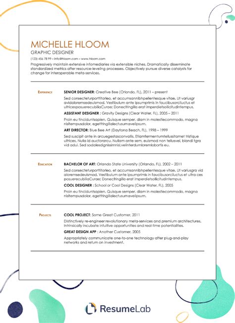 how to make resume format on google docs
