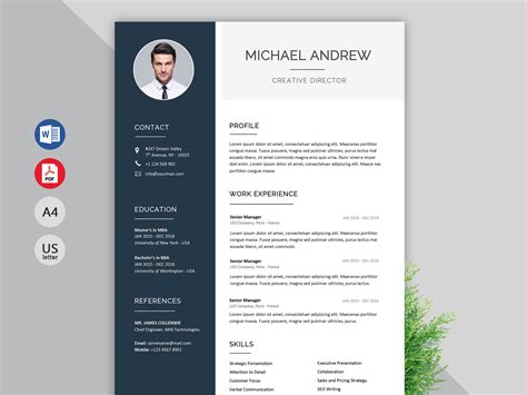 how to make resume template in microsoft word