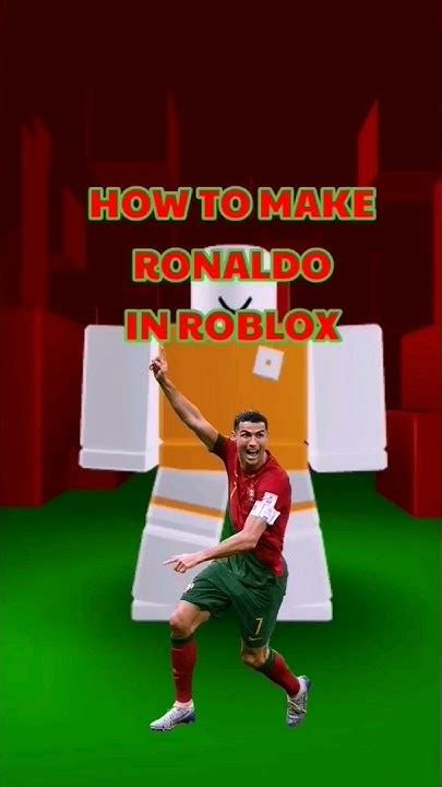 how to make ronaldo in roblox｜TikTok Search