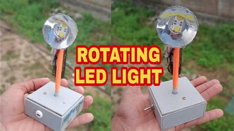 How To Make Rotating Led Light