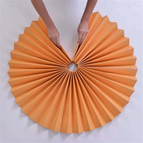 how to make round paper fan decorations