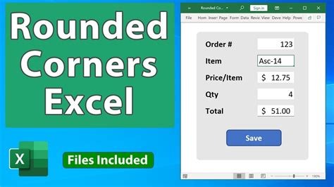 How To Make Rounded Corners In Excel