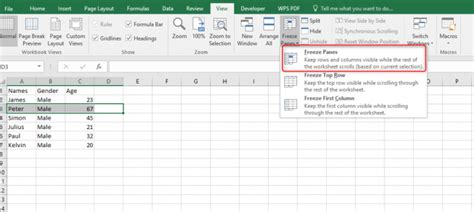 how to make rows and columns visible in excel