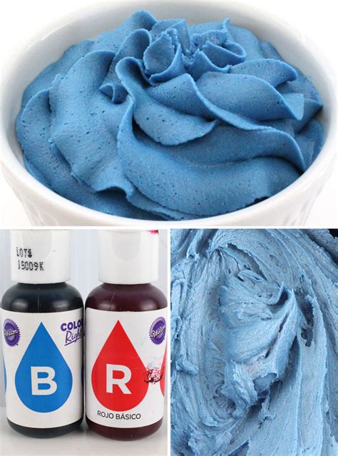 how to make royal blue frosting