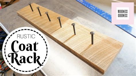How To Make Rustic Coat Racks
