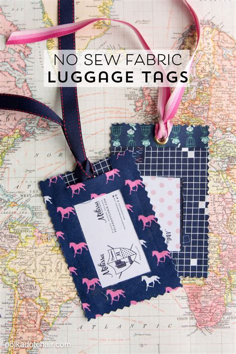 how to make sailcloth luggage tags