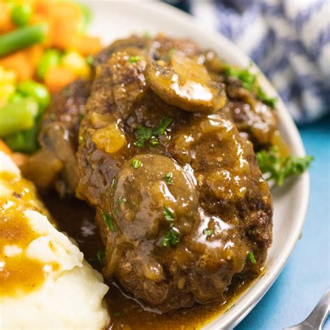 how to make salisbury steak in a slow cooker