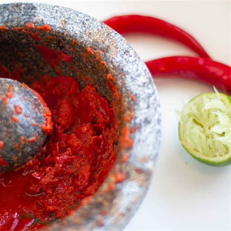 how to make sambal oelek from scratch