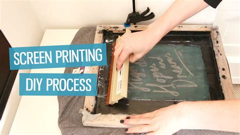 how to make screen printer at home