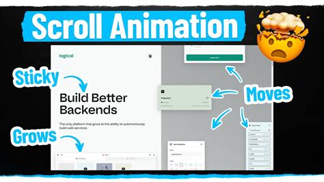 How To Make Scroll Animation site