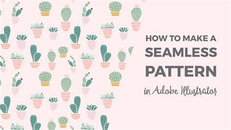 how to make seamless pattern with ai
