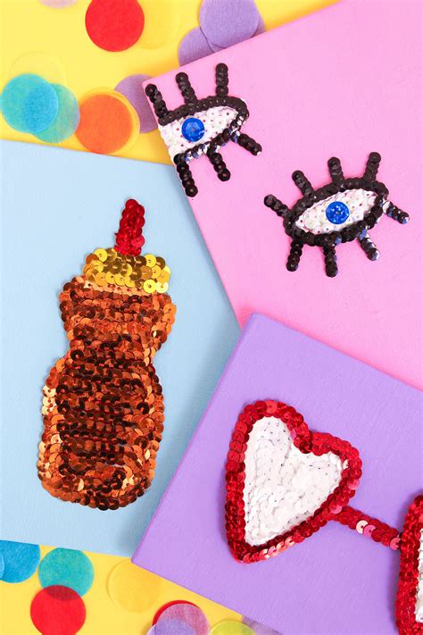 How To Make Sequin Art