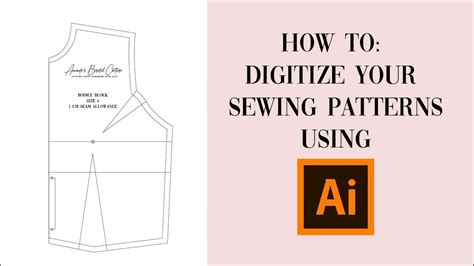 how to make sewing patterns in adobe illustrator