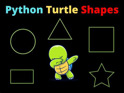 how to make shapes in python turtle