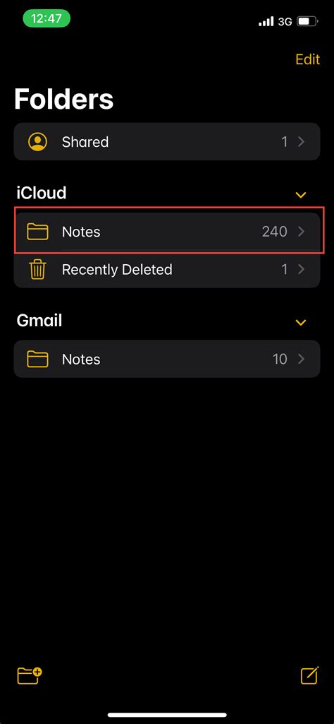 how to make shared notes work