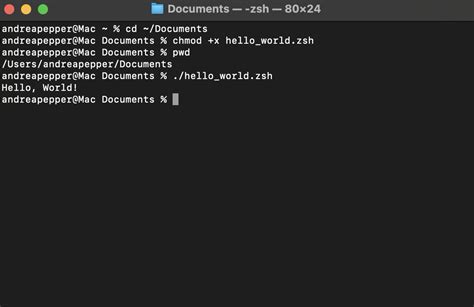 how to make shell script executable mac