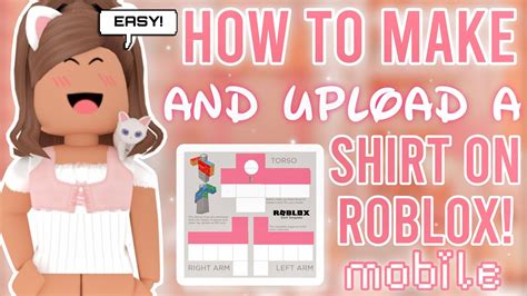 How to make a Tshirt on ROBLOX [MOBILE!!] YouTube