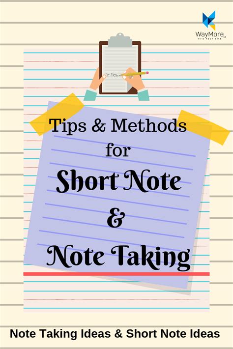 how to make short notes in english